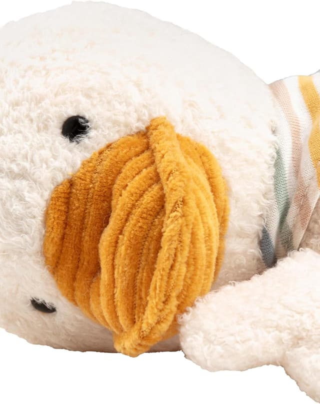 Detalle 1 de Sterntaler Schlaf Gut Figur Ente Edda – Baby-Einschlafhilfe mit Soundmodul (cremeweiß)