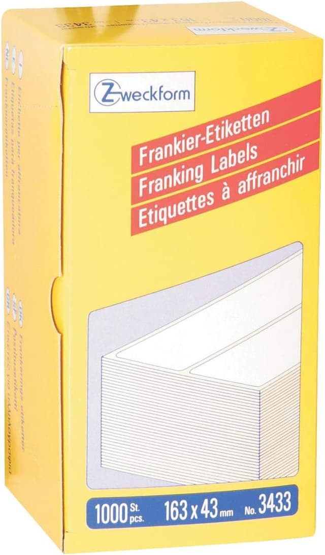 Detalle de Avery Zweckform 3433 Frankieretiketten 1.000er