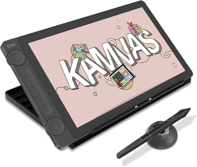 Detalle de HUION Kamvas 13 (Gen 3) pen display with 13.3-inch screen and PenTech 4.0