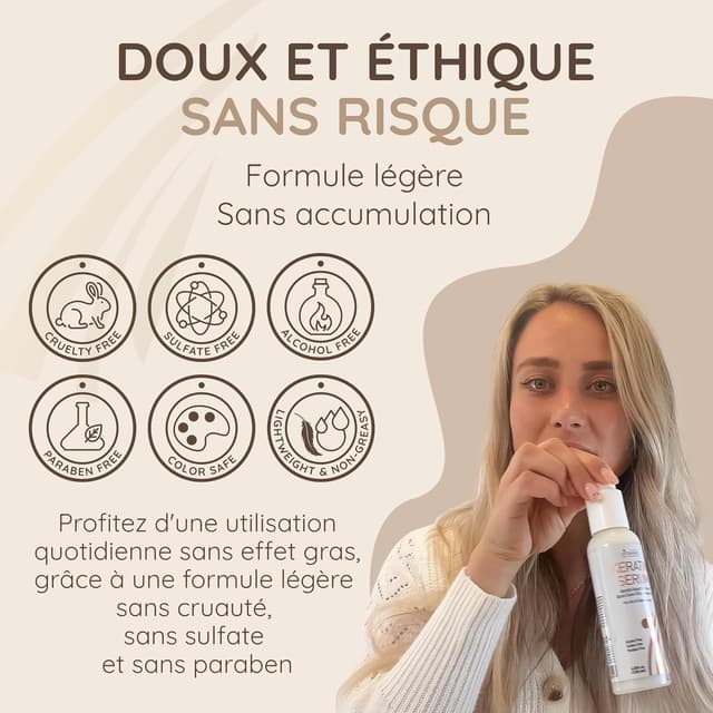 Thumbnail 4 de Vitamins Sérum Kératine Cheveux Secs et Abîmés 1 flacon 💇♀