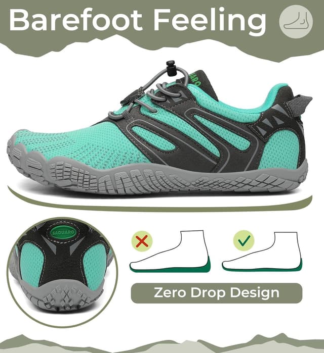 Detalle de SAGUARO Scarpe barefoot trail trekking uomo