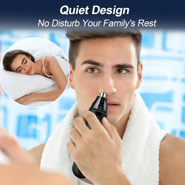 Detalle 2 de Taglia peli naso e orecchie 8000 RPM ricaricabile