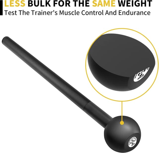 Detalle 2 de POWER GUIDANCE Steel Mace – Stahl-Schlagkeule zum Aufbau von Griffkraft, Rumpf und Stabilität