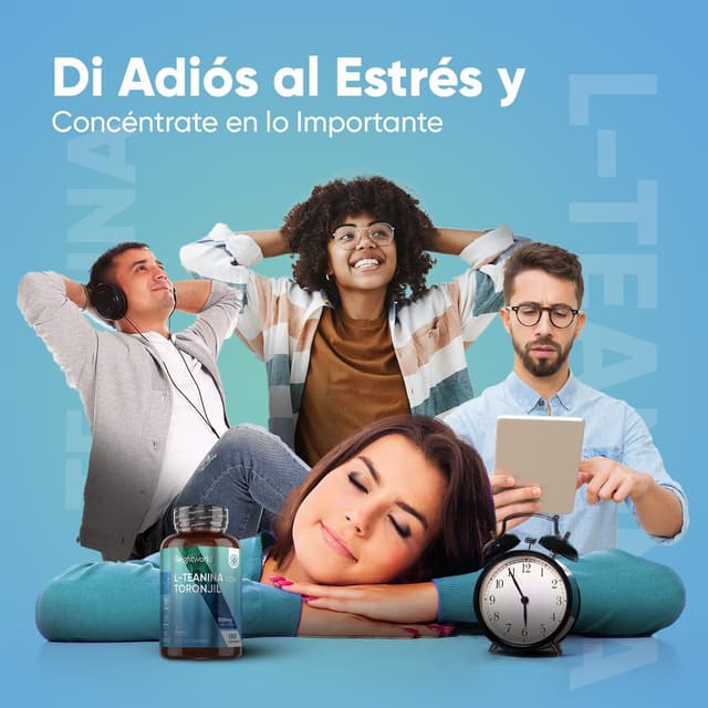 Thumbnail 2 de L Theanine 500mg con Toronjil 🌿 - 180 Cápsulas Veganas