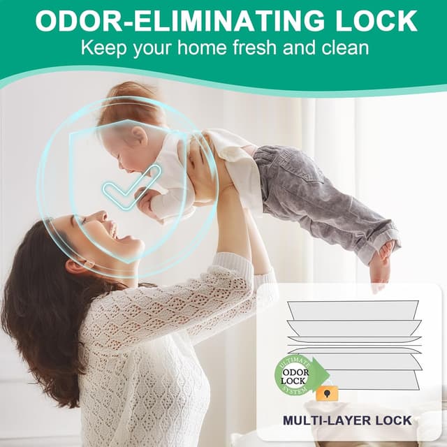 Thumbnail 2 de Korbell Compatible Nappy Bin Liners 16L 4 pack