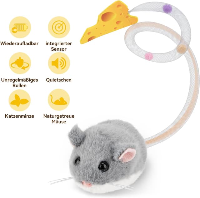Detalle 2 de Migipaws Interaktives Katzenspielzeug 🐱