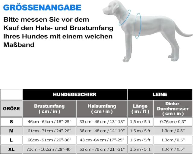 Detalle 2 de Haapaw Heavy Duty taktisches Hundegeschirr für große Hunde – verstellbar mit Molle-System