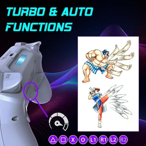 Thumbnail 8 de Subsonic - Mando Inalámbrico para PS5 con Paletas y LED Programables, Vibración y Función Táctil - Mando PS5 Blanco