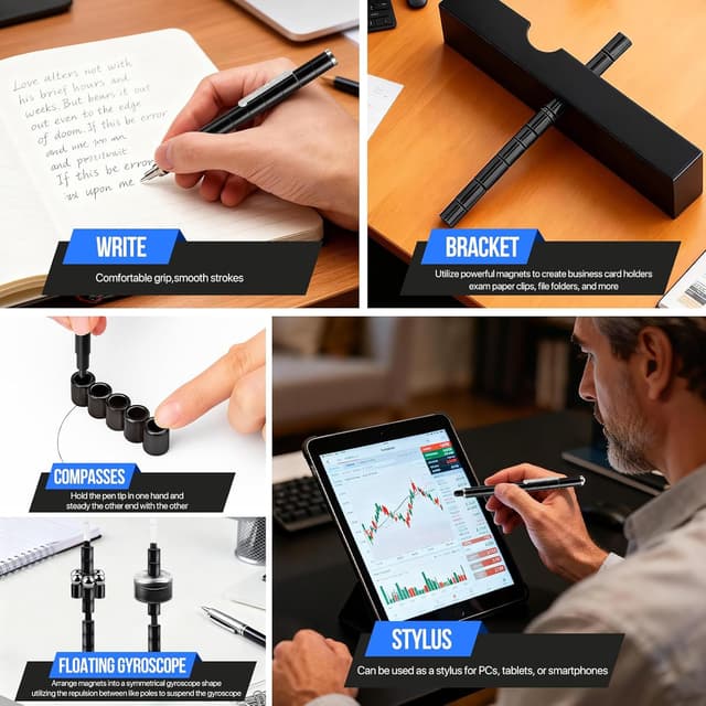 Detalle 2 de RoserRose Penna magnetica multifunzione per decompressione ✒