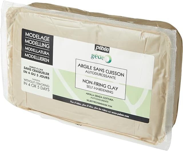 Imagen de Pébéo 766302 Arcilla sin Cocción Bianca, 1.5 kg 🎨 en OfertitasTOP