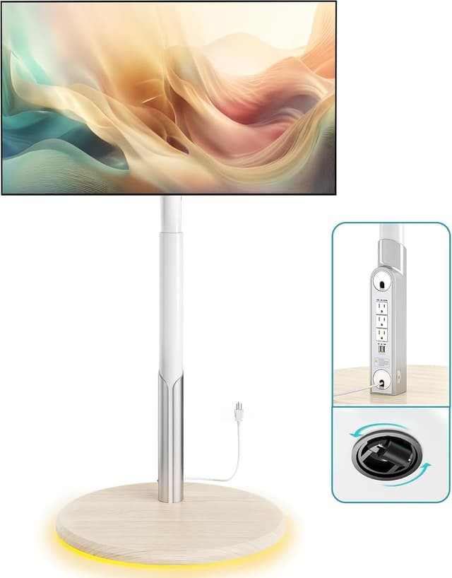 Imagen de LLDEPLL Floor Mobile TV Stand 27–65" en OfertitasTOP