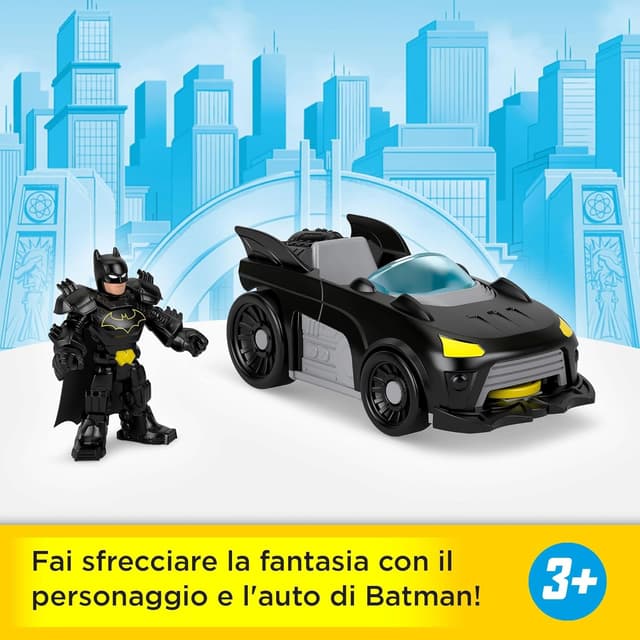 Thumbnail 1 de Fisher-Price Imaginext Batmobile 8 cm