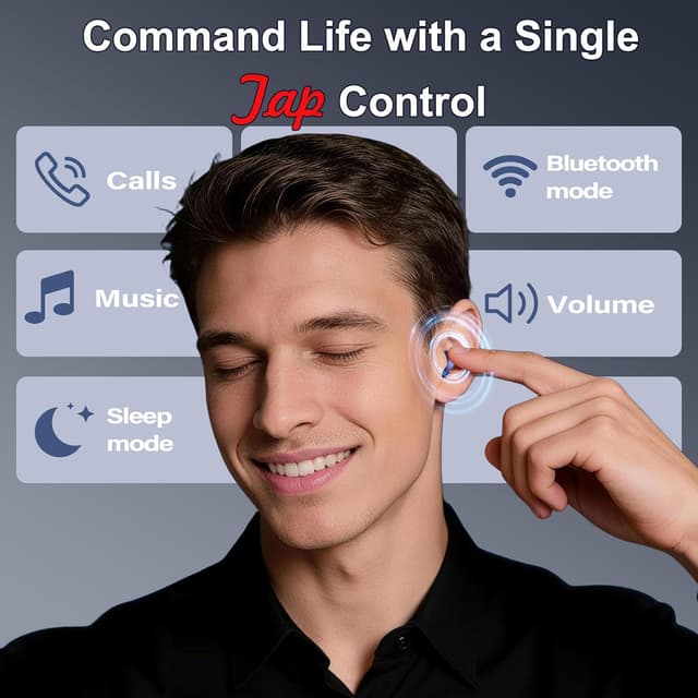 Thumbnail 5 de Bluetooth Schlafkopfhörer Mini 6.0 Blau