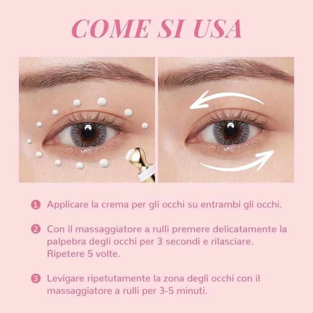 Thumbnail 6 de ANAiRUi Crema Occhi alla Caffeina e Rosa per occhiaie, occhio gonfio e borse