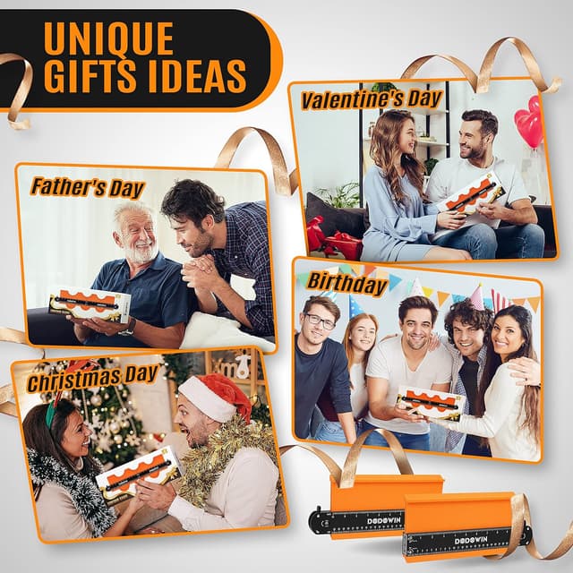 Detalle de DODOWIN Connectable Contour Gauge 20-inch – laminate flooring profile measuring template for woodworking