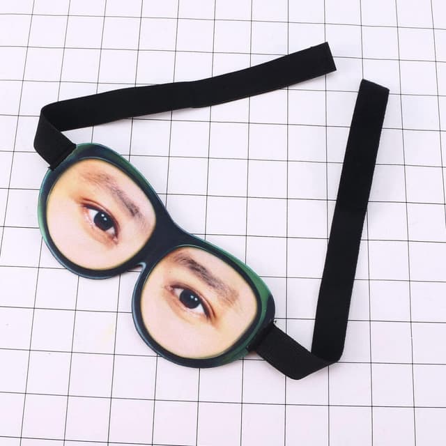 Detalle de Milisten Funny Eyeshade Eye Mask – breathable sleep mask for travel, naps and deep sleep