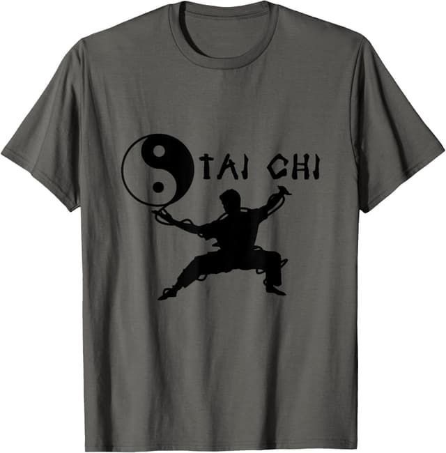 Detalle de Maglietta Tai Chi e Qi Gong con taglio classico, leggera e maniche doppie cuciture