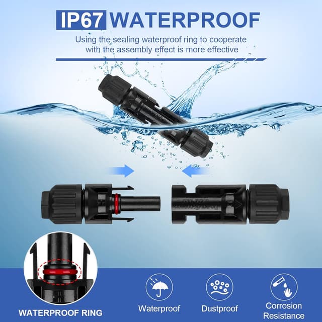 Thumbnail 3 de Solarpanel Stecker 15 Paar für PV