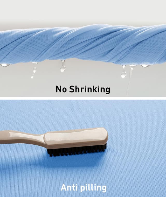 Detalle de ZITY Men’s Short-Sleeve Polo Shirt with Cooling & Moisture-Wicking Fabric