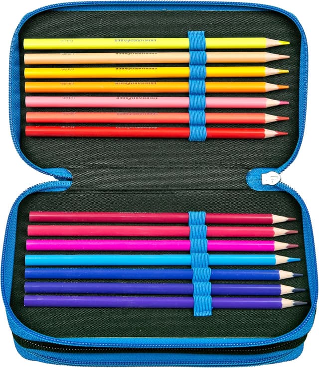 Detalle de Scooli Tripledecker Super Mario: gefülltes Schüleretui mit Zubehör für Schule und unterwegs (ab 6 Jahren)