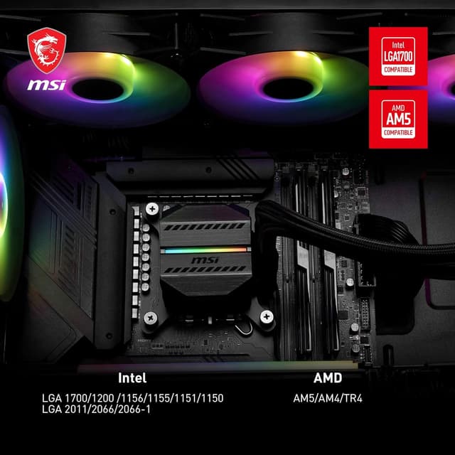 Thumbnail 5 de MSI MAG CORELIQUID M360 dissipatore a liquido 360 mm
