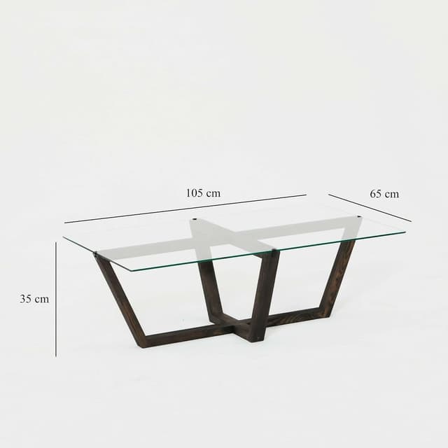 Detalle 2 de Dmora Tavolino Vela 105x65x35 cm