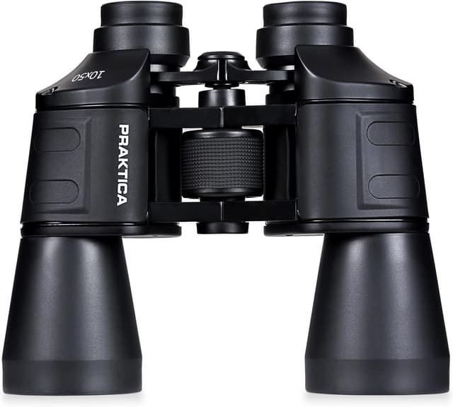 Detalle de Praktica Falcon 10x50mm Porro Prism Field Black Binoculars – fully coated lenses, 10x magnification