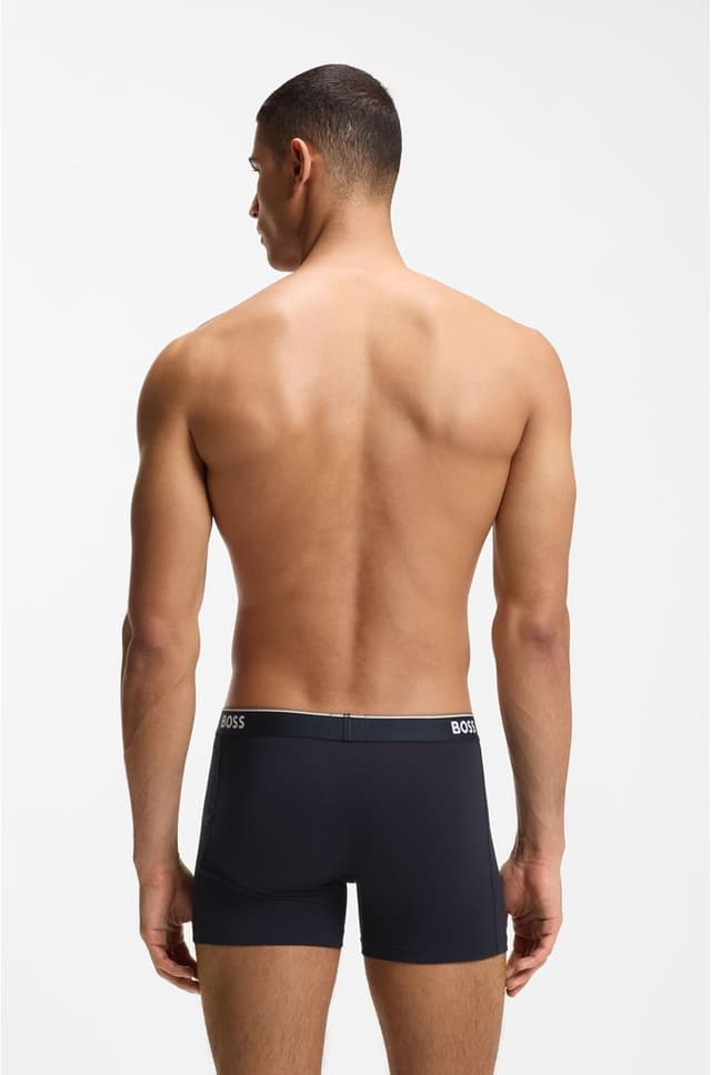 Thumbnail 3 de BOSS Herren BoxerBr 3P Power Dreierpack – eng anliegende Boxershorts aus Stretch-Baumwolle