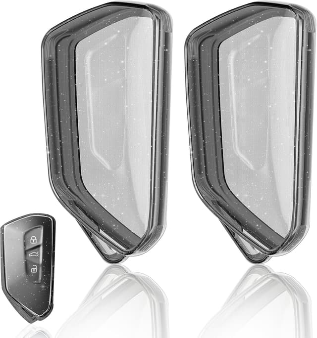 Detalle de UBERMing 2 Pack Transparent Car Key Case (TPU) for VW Golf 8 & ID Models