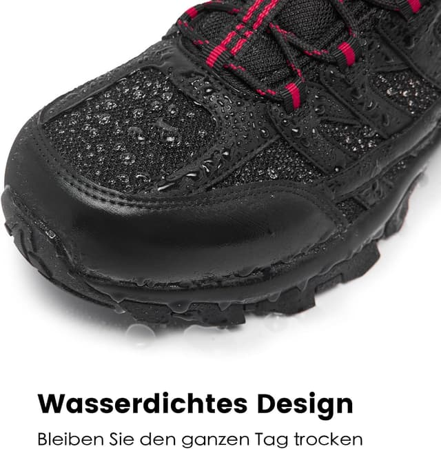 Detalle 2 de SHULOOK Herren Wanderschuhe Wasserdicht Leichte Trekkingschuhe
