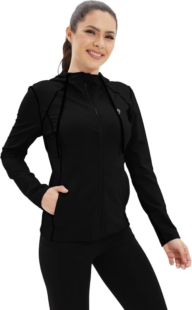 Thumbnail 4 de HDTIYUYP Womens UPF Sports Jacket Long Sleeve