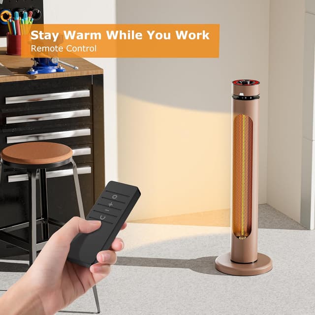 Thumbnail 5 de Portable Infrared Patio Heater 1500W with 8 Levels