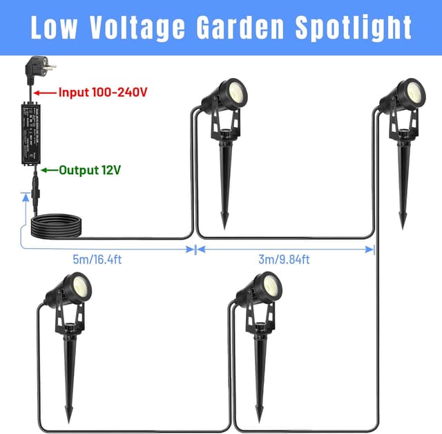 Thumbnail 5 de LAMPELIP LAMPELIP Spot LED extérieur 12V IP65