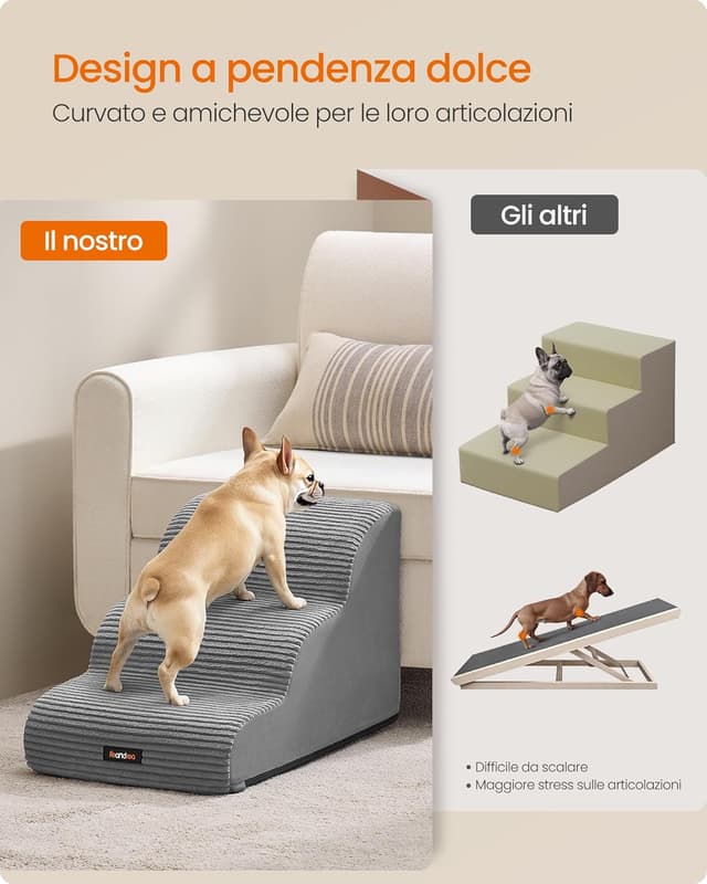 Thumbnail 2 de Feandrea PPS003G01 scala 3 gradini 43 cm 🐾