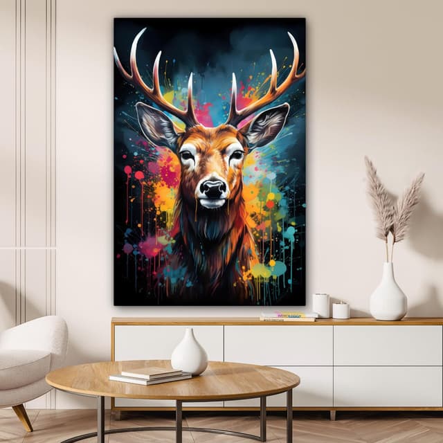 Thumbnail 5 de MuchoWow Impression sur Toile Déco Murale 80x120