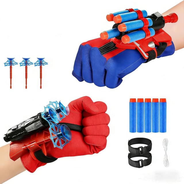Detalle de Spiderm Guanto lanciatore per bambini, set da 2