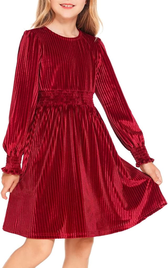 Thumbnail 6 de Robe en velours scintillant pour filles Arshiner (6 à 13 ans) : robe de fête automne-hiver