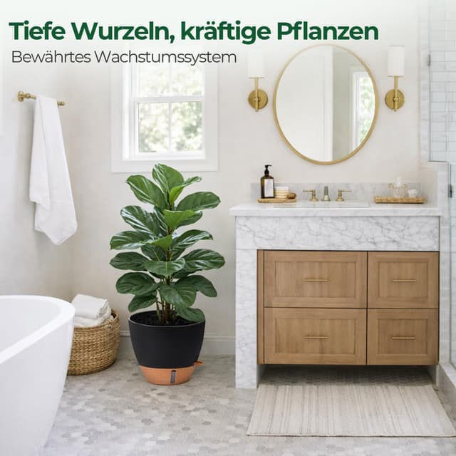 Thumbnail 6 de T4U T4U 2er Set selbstbewässernder Blumentopf 30 cm