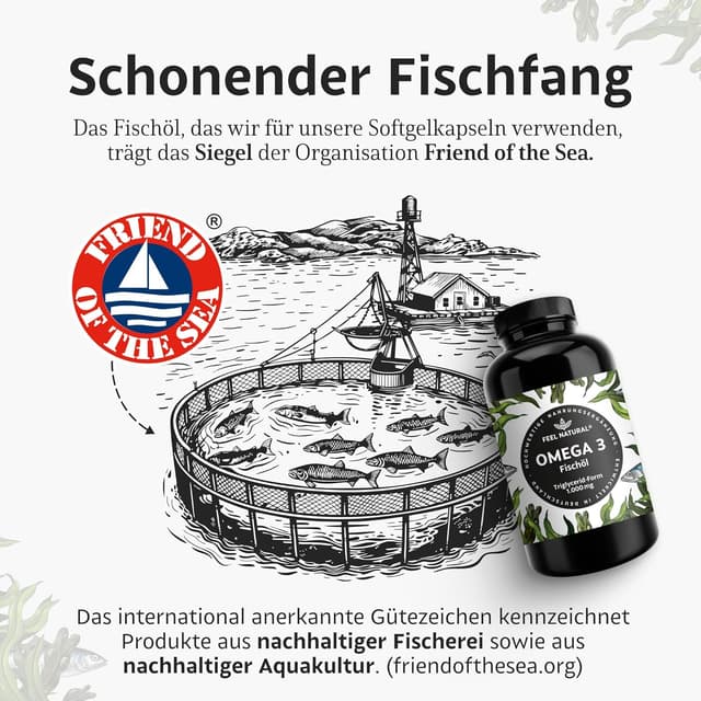 Thumbnail 1 de Omega 3 Kapseln hochdosiert 365 Tage đ