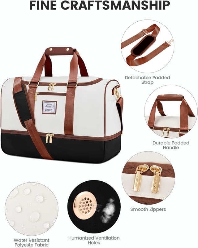 Detalle 2 de LOVEVOOK Weekender Reisetasche 50 L
