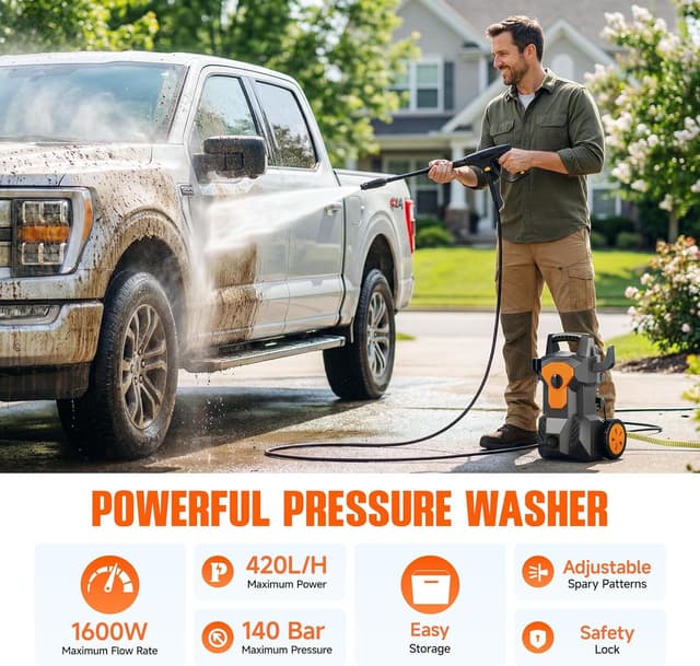 Detalle 2 de Yospinber Idropulitrice alta pressione 1600W