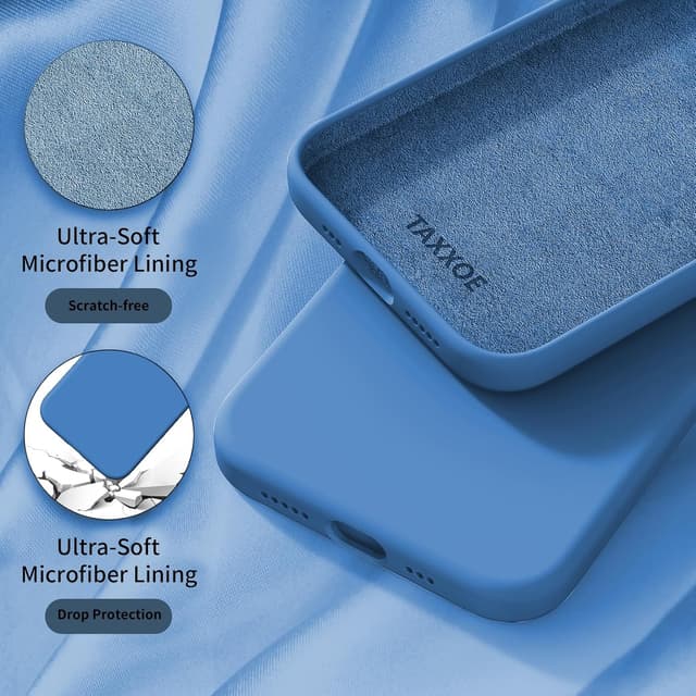 Detalle 1 de TAXXOE iPhone 12 silicone case, 6.1in