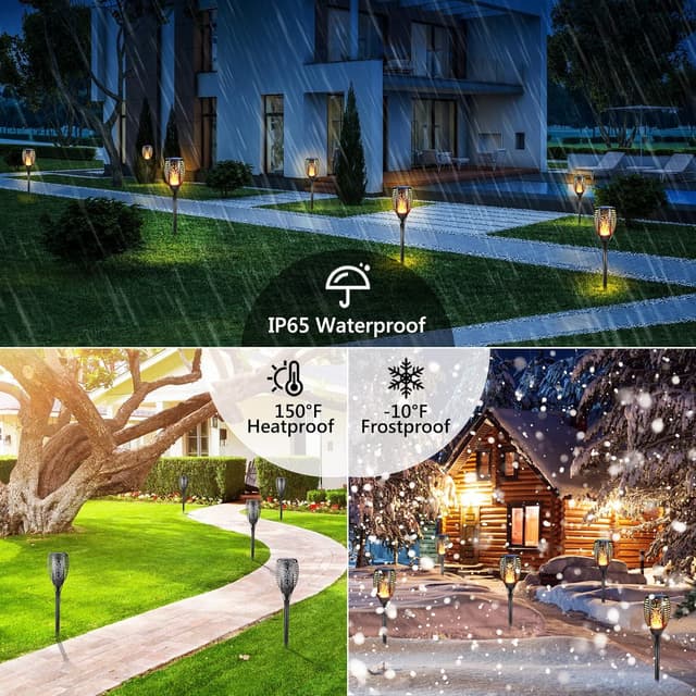 Detalle de Moxled Solarlampen Außen Garten 6er Set