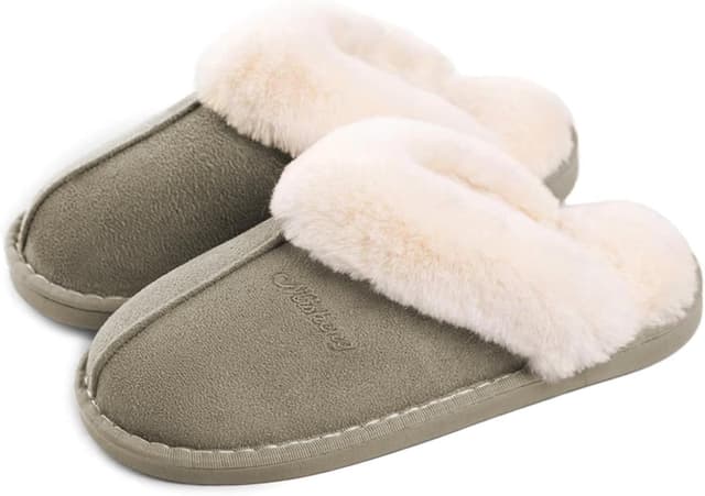 Thumbnail 6 de Misolin Hausschuhe Damen Herren Winter warm fot Pelz Slippers