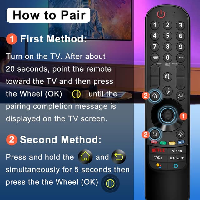 Thumbnail 5 de LG Magic Remote MR24GA replacement remote with voice