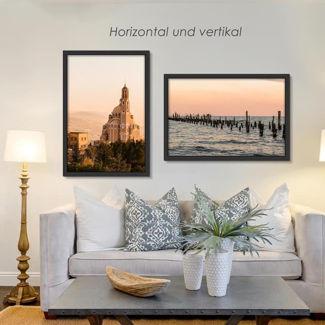 Thumbnail 4 de QPQIYIY Bilderrahmen 40x60 cm 3er Set