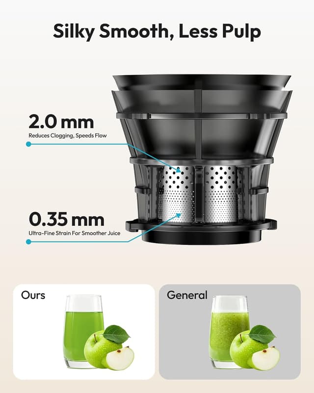 Thumbnail 6 de EUHOMY Cold Press Juicer 5.8" Wide Chute 🧃