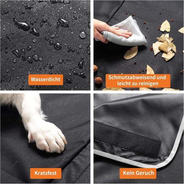 Detalle de Toozey Kofferraumschutz Hund 185 x 105 cm