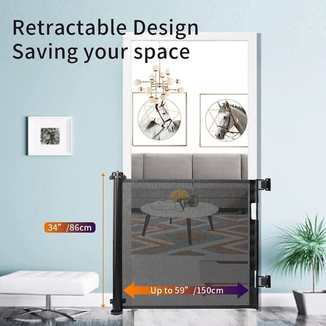 Thumbnail 2 de Eyeleaf Ausziehbar Türschutzgitter 150 cm 🚪