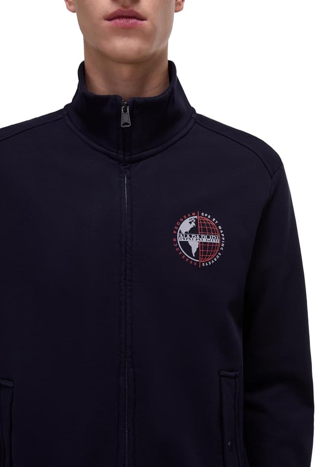 Thumbnail 2 de Napapijri Felpa con zip Beril in cotone